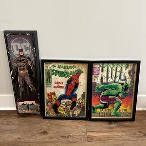 Super Hero Wall Art